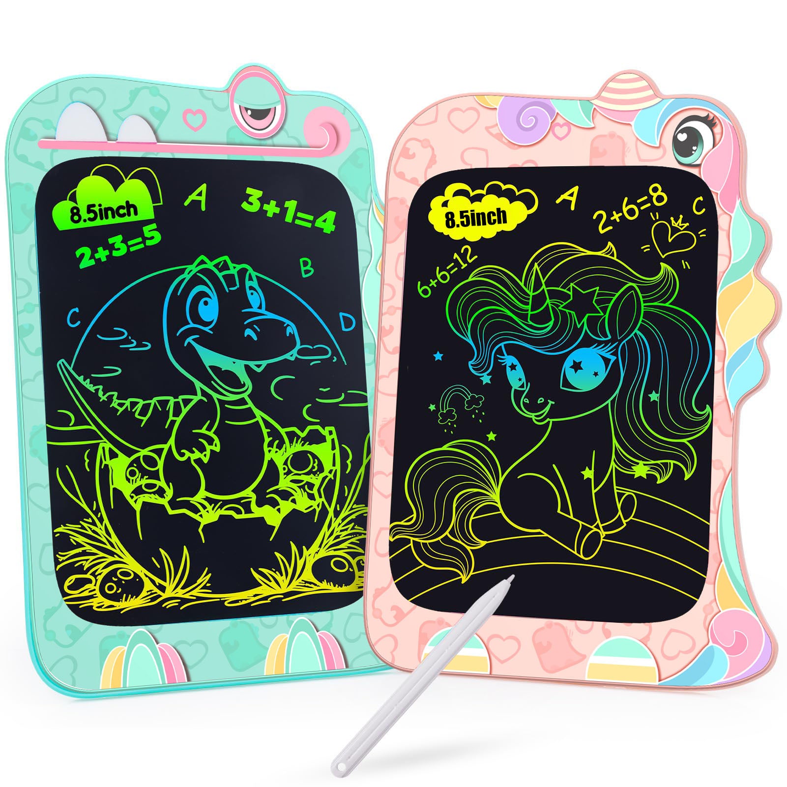 LCD Writing Tablet for Kids – 8.5” Colorful Drawing Pad